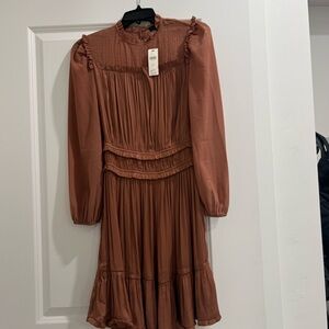 Anthropologie Ruffled Mini Dress